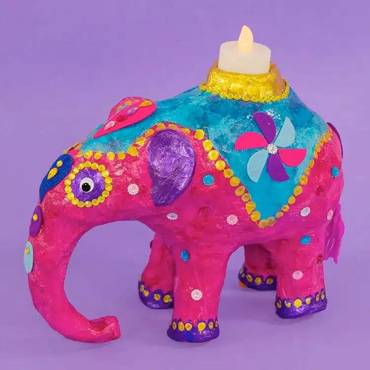 Diwali Elephant Model craft activity