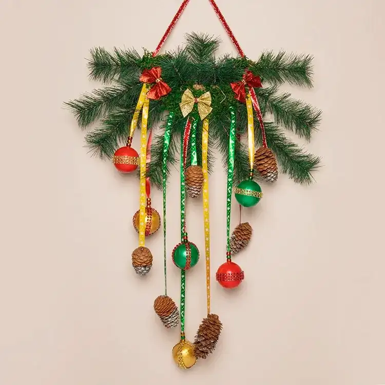 Pine Cone Door Decoration craft activity