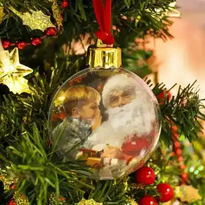 Personalised Photo Baubles craft activity