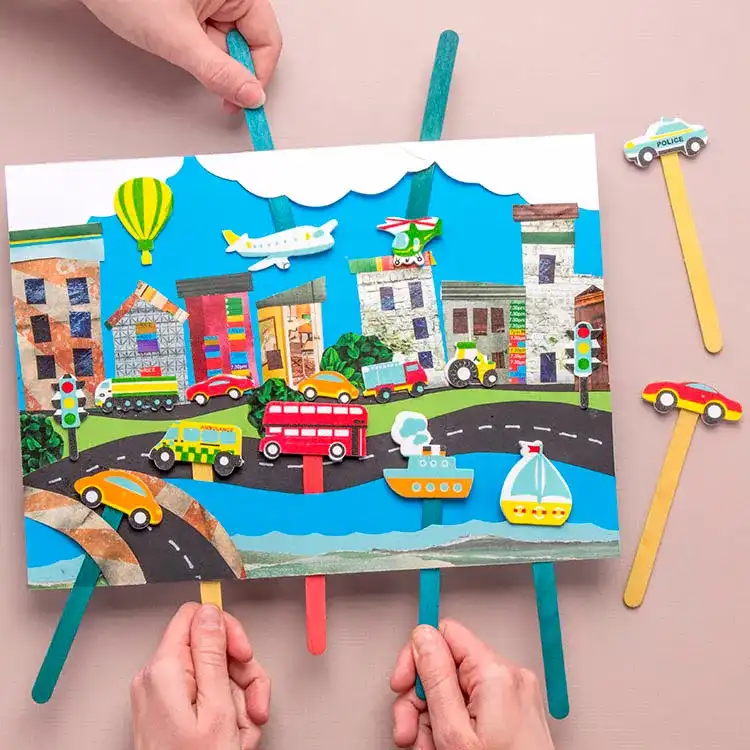 City Collage craft activity