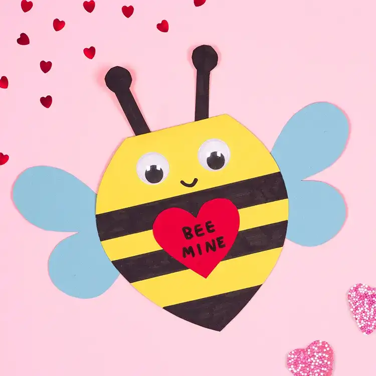 ‘BEE MINE’ Card craft activity
