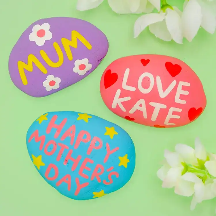 Mother’s Day Painted Stones craft activity
