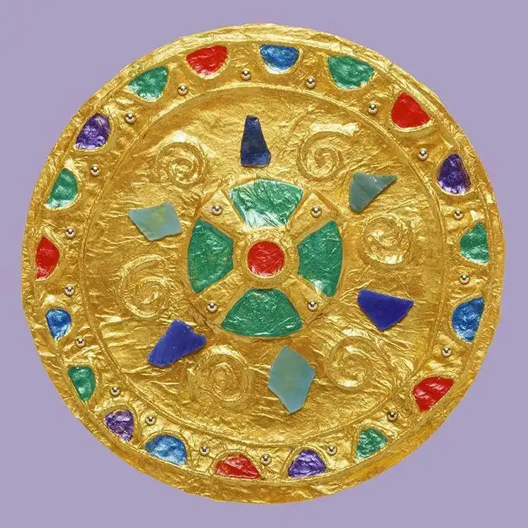 Anglo Saxon Plate Decoration craft activity