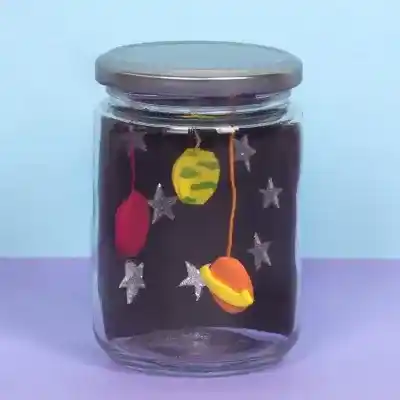 Space in a Jar craft activity