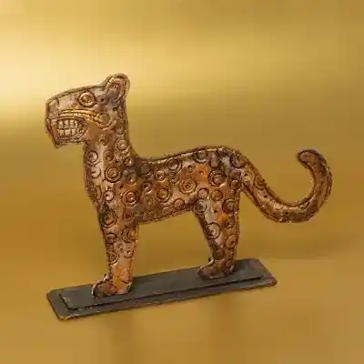 Bronze Leopard craft activity
