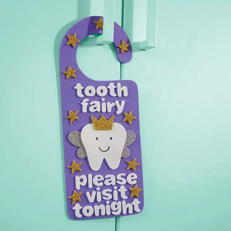 Tooth Fairy Door Hanger craft activity