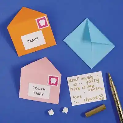 Tooth Fairy Envelope craft activity