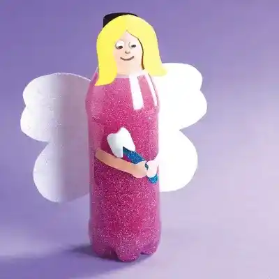 Tooth Fairy Sensory Bottle craft activity