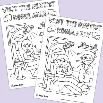 Visit The Dentist Poster craft activity