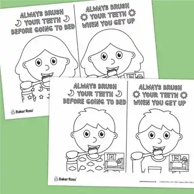 Always Brush Your Teeth Poster craft activity