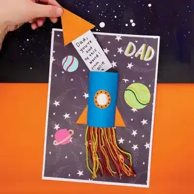Secret Message Space Rocket craft activity