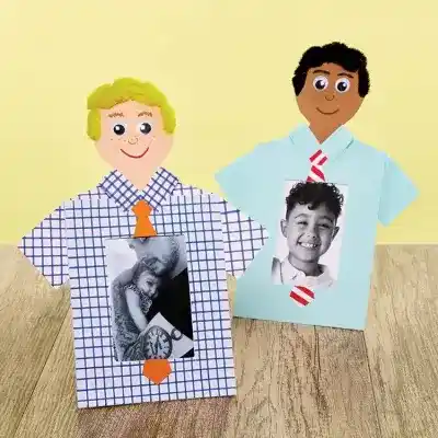 Dad Photo Frames craft activity