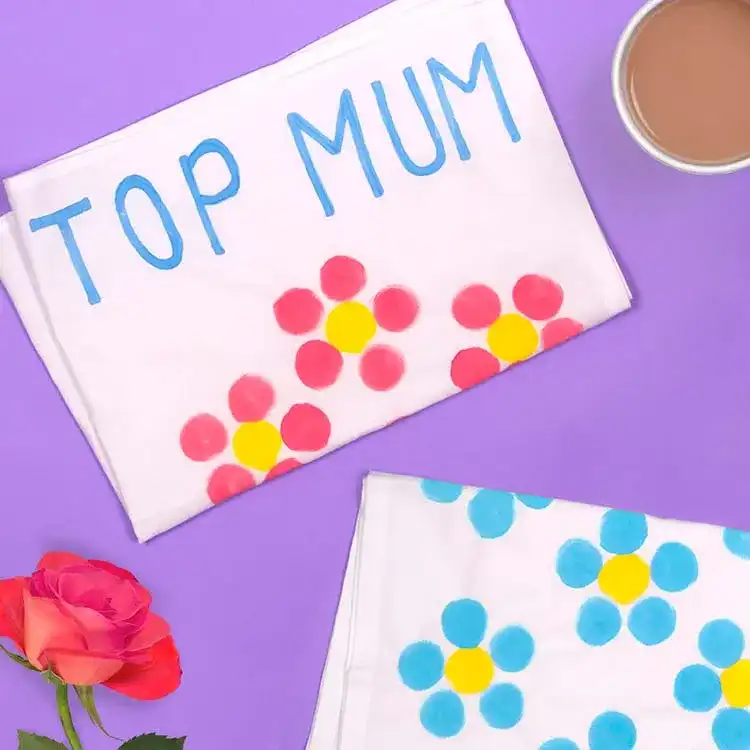 Printed Tea Towel craft activity