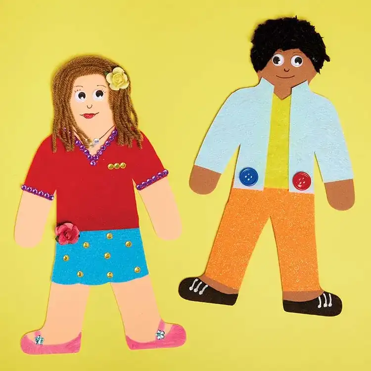 Dress Up People craft activity