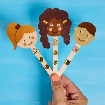 Pop Stick People craft activity