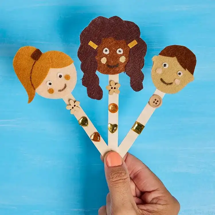 Pop Stick People craft activity