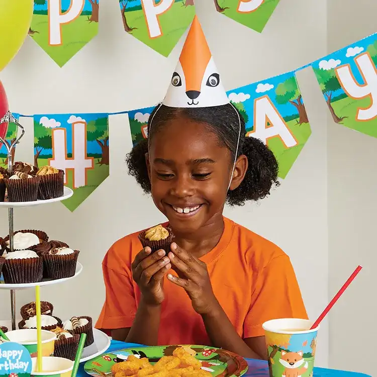 Woodland Animals Party Hat craft activity