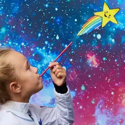 Straw Shooter Rockets craft activity