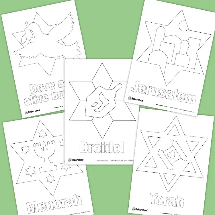 Jewish Pictures craft activity