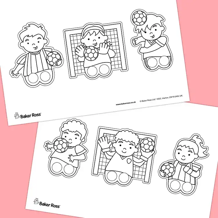 Football Finger Puppets craft activity