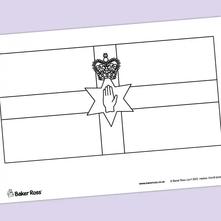 Northern Ireland Flag craft activity