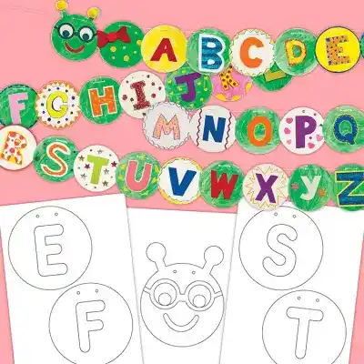 Bookworm Bunting craft activity