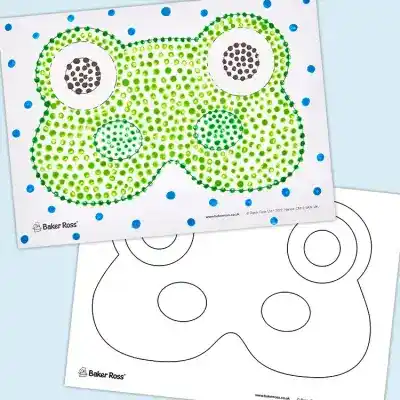 Frog Dot Painting craft activity