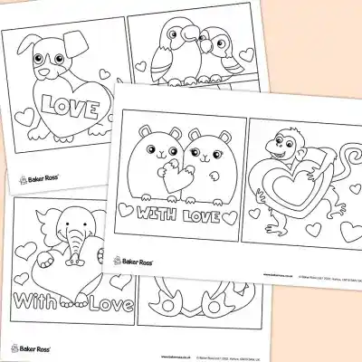 With Love Pictures craft activity