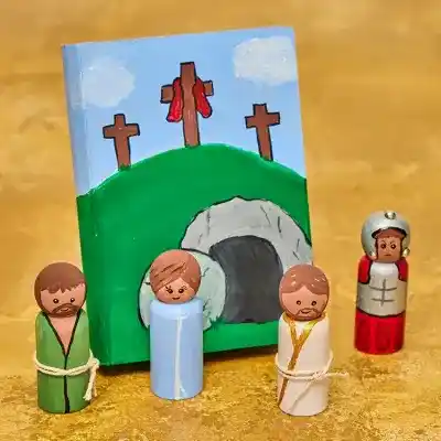 Easter Storybook and Characters craft activity