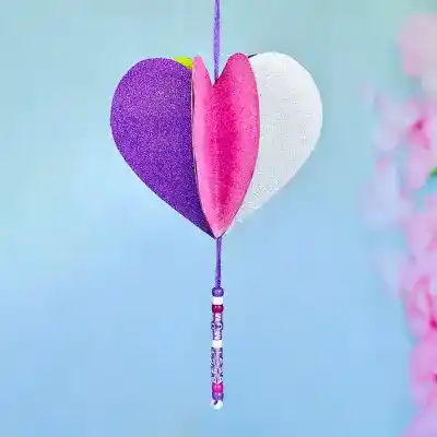 Love Heart Decoration craft activity