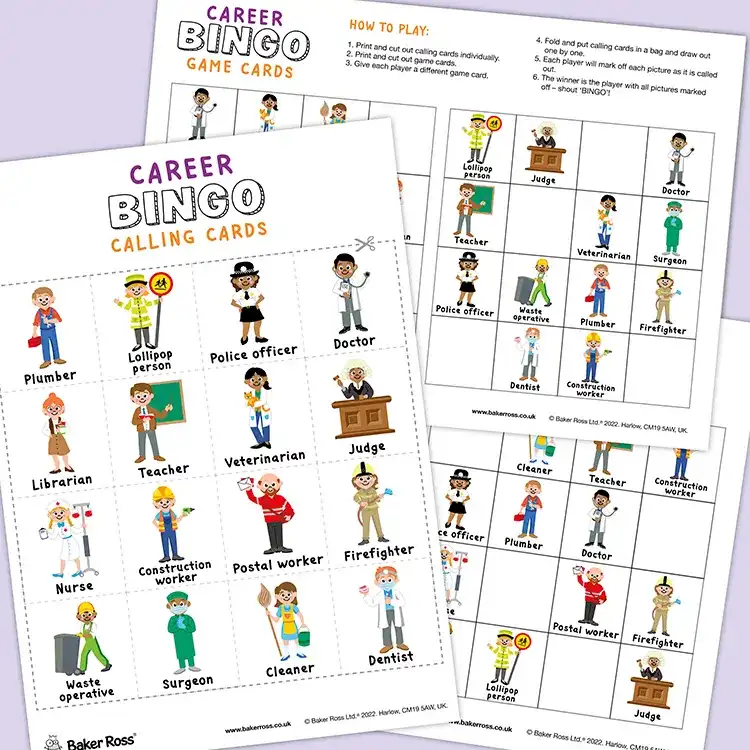 Career Bingo craft activity