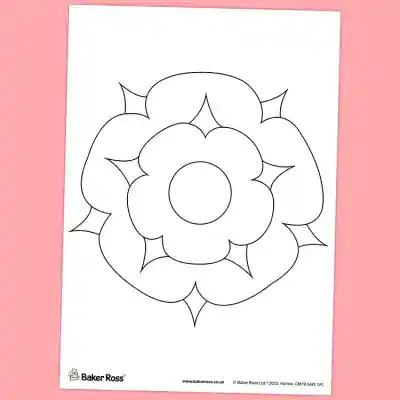 Tudor Rose craft activity
