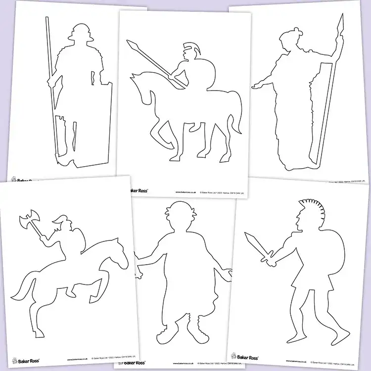 Roman Shapes craft activity