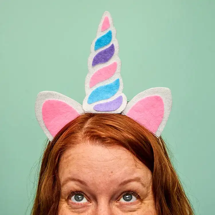 Felt Unicorn Headband craft activity