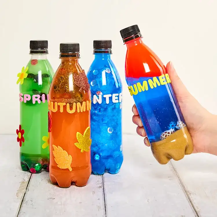 Summer Sensory Bottle craft activity