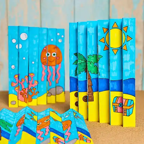 Summer Agamograph  craft activity