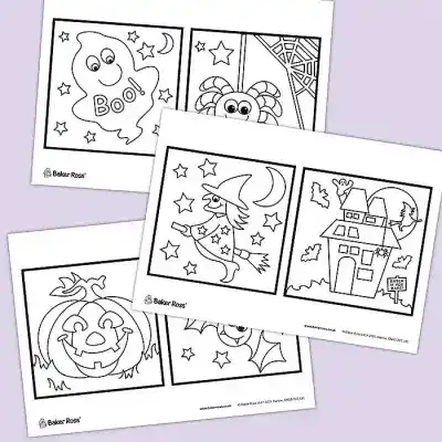 Halloween Pictures craft activity