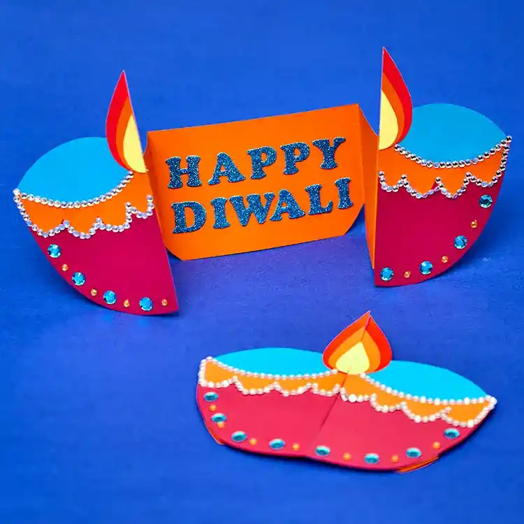 Diwali Card craft activity