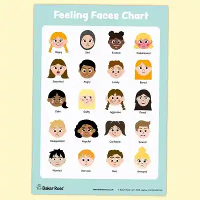 Feeling Faces Chart craft activity