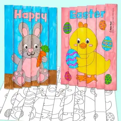 Easter Agamograph craft activity
