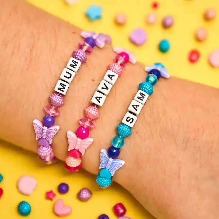 Butterfly Friendship Bracelets craft activity