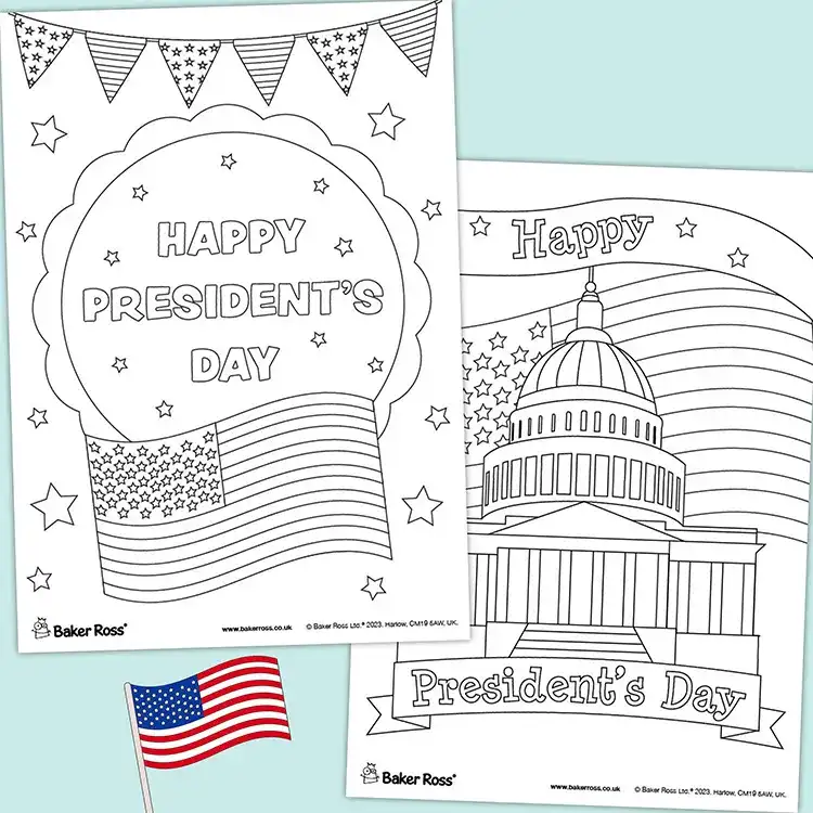 Happy President’s Day Poster craft activity