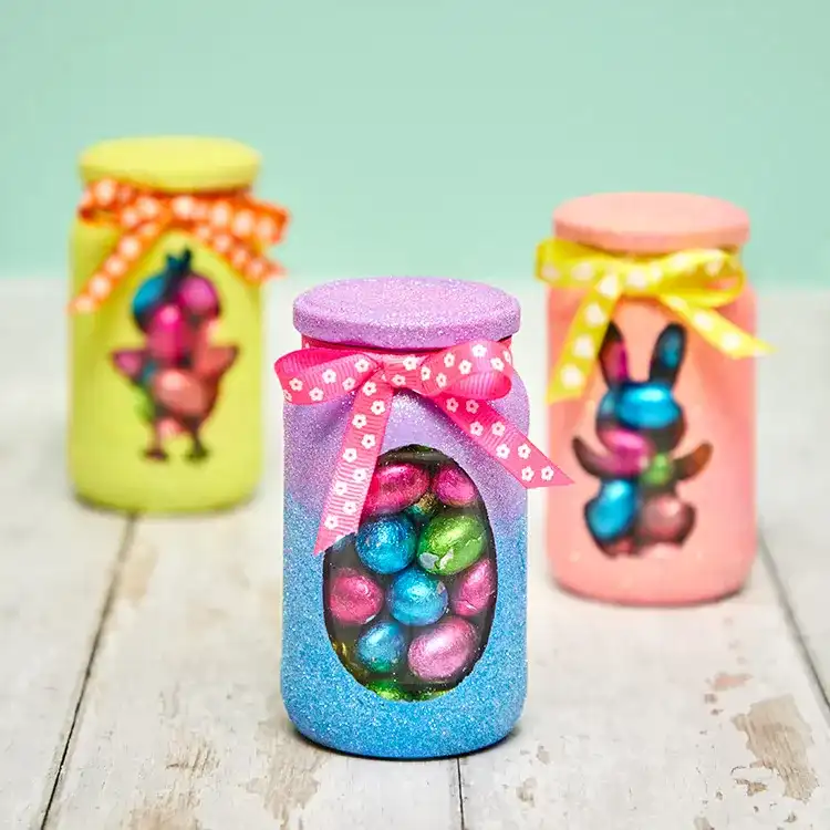 Easter Treat Jars craft activity