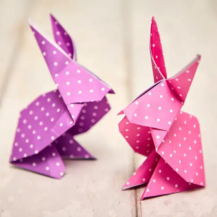 Origami Bunny craft activity