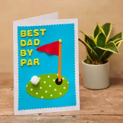 Father’s Day Golf Card craft activity