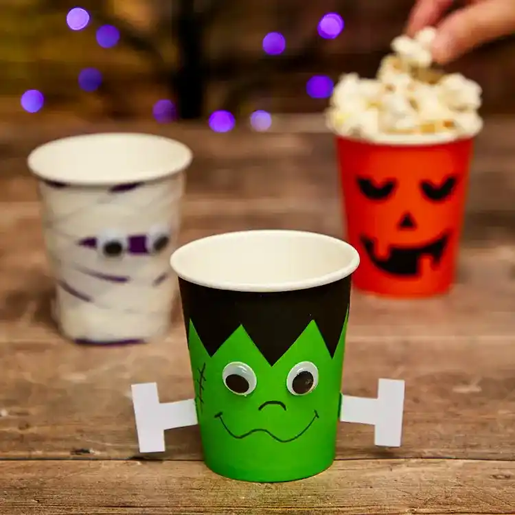 Halloween Paper Cups craft activity