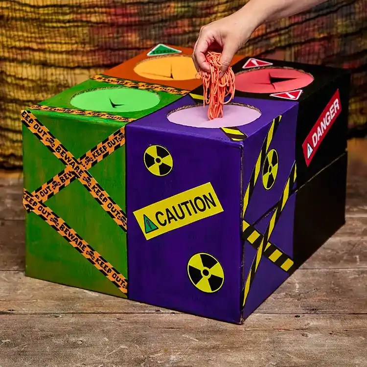 Halloween Sensory Surprise Box craft activity