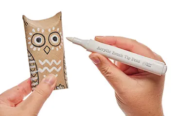 Cardboard Tube Owl step image
