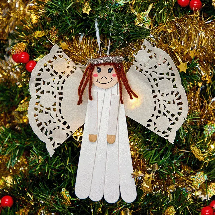 Craft Stick Angel craft activity
