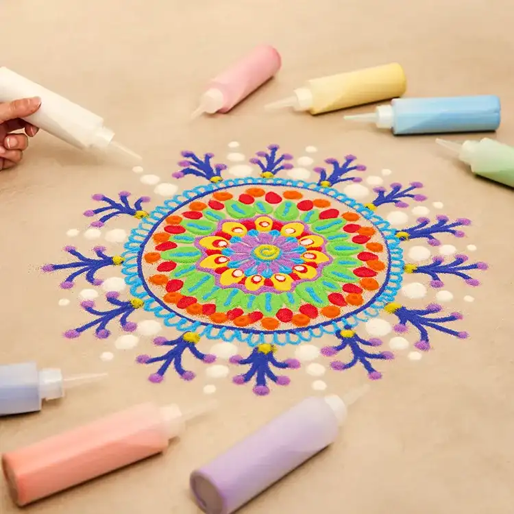 Diwali Rangoli Mandalas craft activity